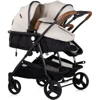 Carucior gemeni Chipolino Duo Smart 2 in 1 biscotta