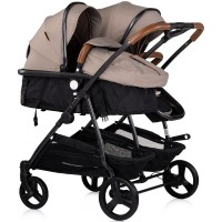 Carucior gemeni Chipolino Duo Smart 2 in 1 tiramisu