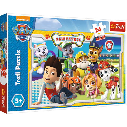 Puzzle Trefl Maxi Paw Patrol, Echipa vesela 24 piese