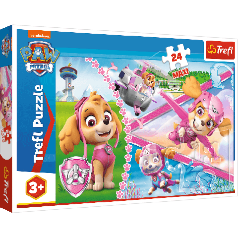 Puzzle Trefl Maxi Paw Patrol, Eroina Skye 24 piese