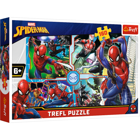 Puzzle Trefl Marvel Spider Man, Salvatorul 160 piese