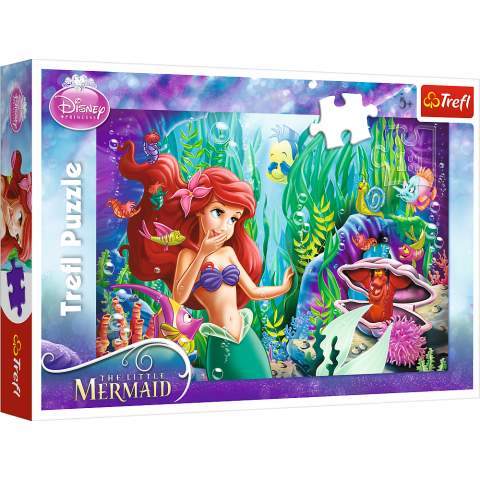 Puzzle Trefl Disney The Little Mermaid, De-a v-ati ascunselea 100 piese