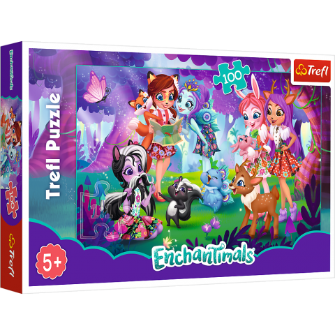 Puzzle Trefl Enchantimals, Distractie cu prietenii 100 piese