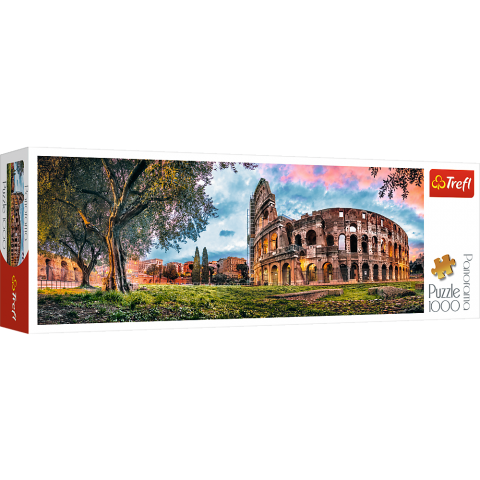 Puzzle Trefl Panorama, Colosseum in zori 1000 piese