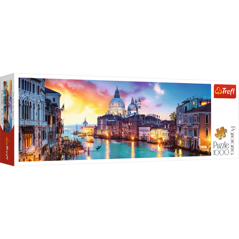 Puzzle Trefl Panorama, Canal Grande Venetia 1000 piese