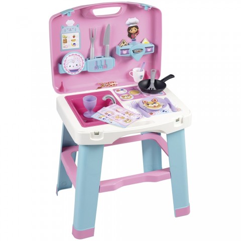 Bucatarie Smoby Gabby Kitchen cu 16 accesorii