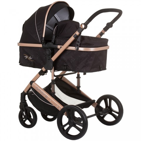 Carucior Chipolino Amore 2 in 1 obsidian gold