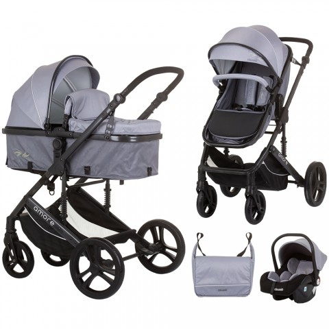 Carucior Chipolino Amore 3 in 1 ash grey