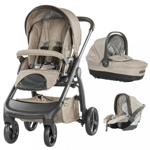 Carucior Chipolino Aura 3 in 1 frappe linen melange