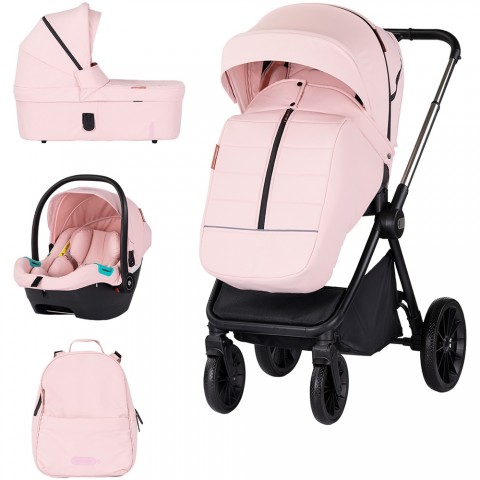 Carucior Chipolino Encanto 3 in 1 pink marshmallow