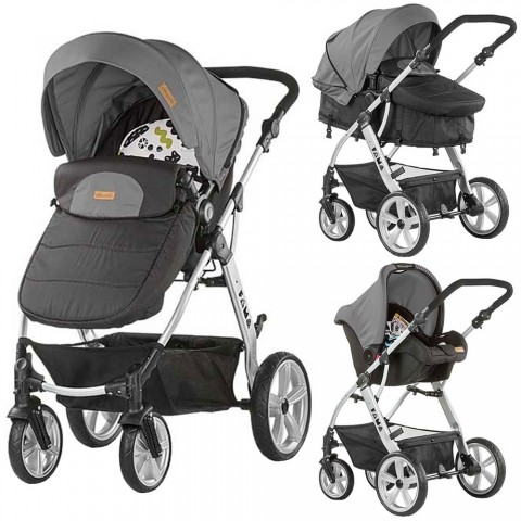 Carucior Chipolino Fama 2 in 1 grey