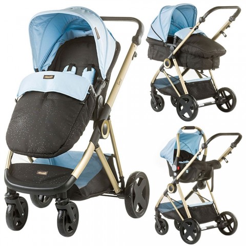 Carucior Chipolino Sensi 3 in 1 blue mist