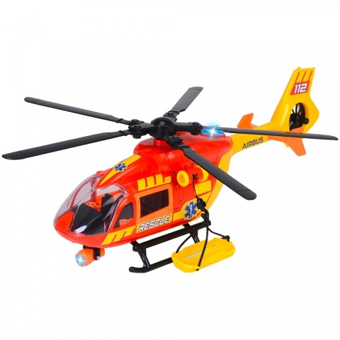 Elicopter de salvare Dickie Toys Airbus H145 1:36 36 cm cu lumini si sunete