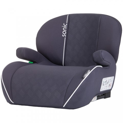 Inaltator auto Chipolino Sonic I-Size 125-150 cm cu sistem Isofix anthracite, testat ADAC