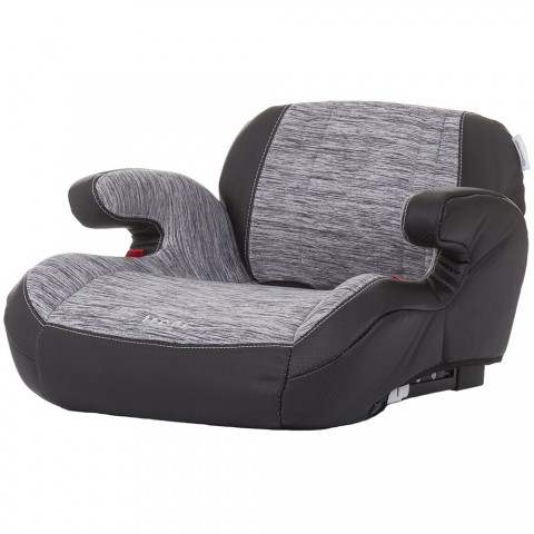 Inaltator auto Chipolino Trono grey melange cu sistem Isofix