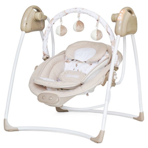 Leagan electric si balansoar Chipolino Paradise beige sheep