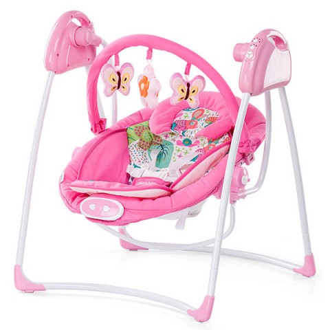 Leagan electric si balansoar Chipolino Paradise pink