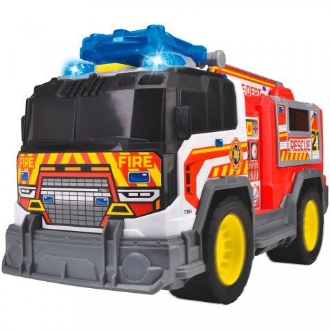 Masina de pompieri Dickie Toys Fire Rescue Unit 30 cm cu lumini si sunete