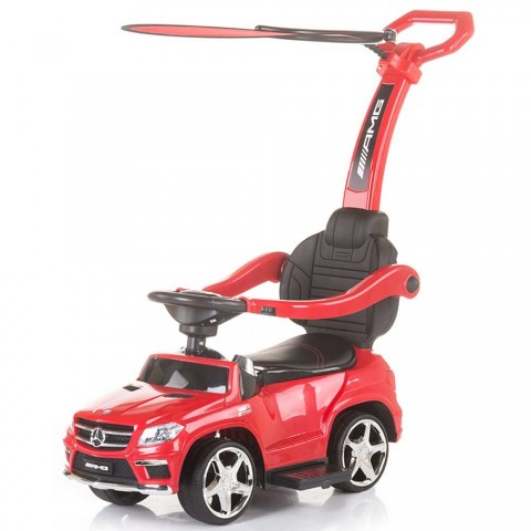 Masinuta de impins Chipolino Mercedes Benz GL63 AMG red cu copertina