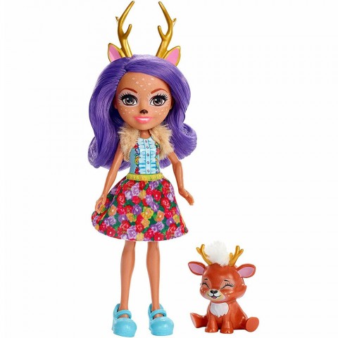 Papusa Enchantimals by Mattel Danessa Deer cu figurina