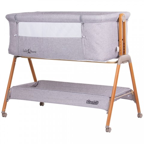 Patut Co-Sleeper Chipolino Sweet Dreams grey wood
