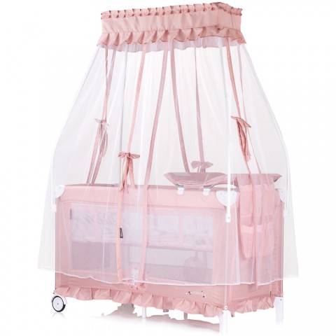 Patut pliabil Chipolino Palace Cat pink