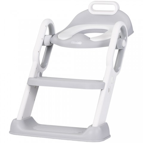 Reductor toaleta cu scara Chipolino Flippy grey
