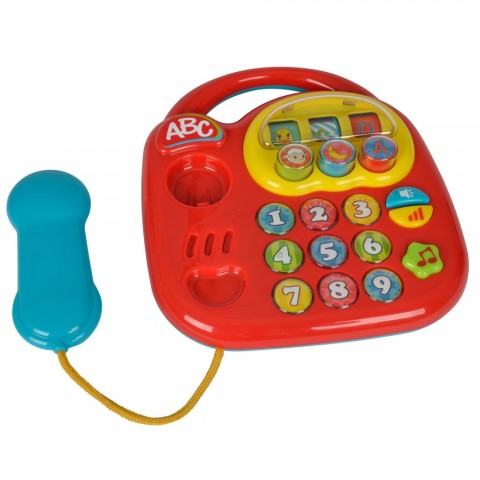 Jucarie Simba ABC Telefon muzical rosu