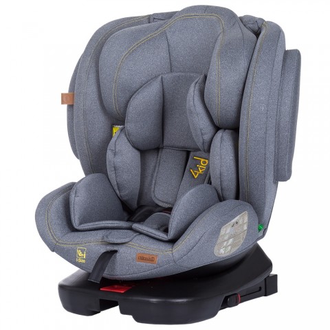 Scaun auto Chipolino 4Kid 0-36 kg platinum I-Size 40-150 cm cu sistem Isofix