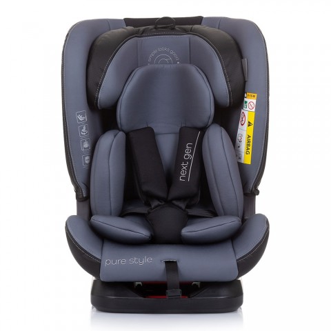 Scaun auto Chipolino Next Gen I-Size 40-150 cm graphite cu sistem Isofix