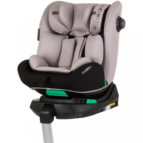 Scaun auto Chipolino Olympus I-Size 40-150 cm macadamia cu sistem Isofix