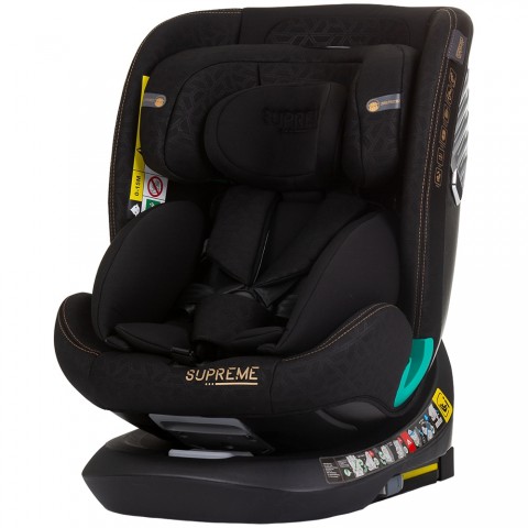 Scaun auto Chipolino Supreme I-Size 40-150 cm cu sistem Isofix obsidian