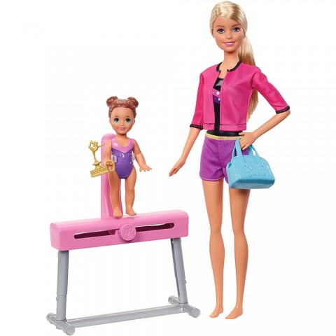 Set Barbie by Mattel I can be Sport 2 papusi cu accesorii FXP39