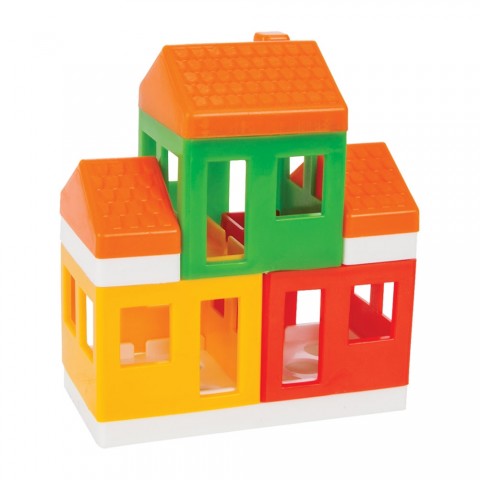 Set constructie Pilsan Mini City 32 piese in cutie