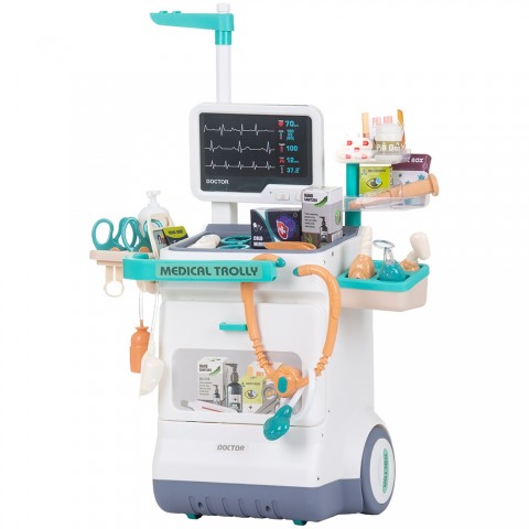 Set jucarie Chipolino Doctor cu lumini, sunete si 26 accesorii
