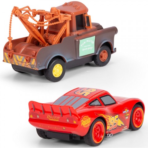 Set masine Jada Toys RC Cars Lightning McQueen + Mater Twin Pack 1:32 14 cm cu telecomanda