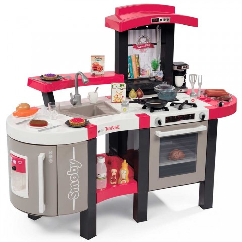 Bucatarie Smoby Tefal Super Chef Deluxe cu grill si aparat de cafea