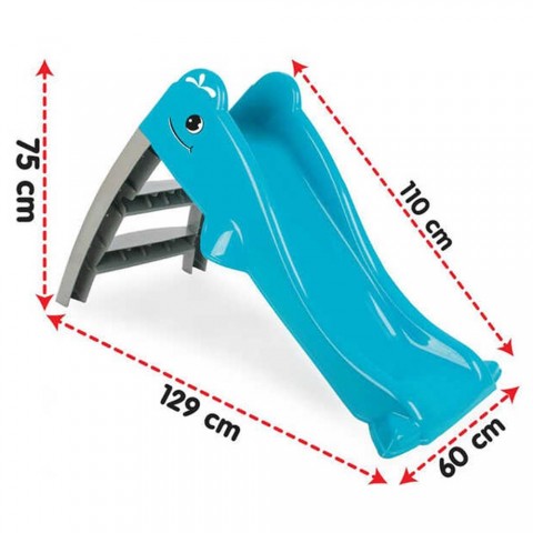 Tobogan Pilsan Dolphin Water Slide blue