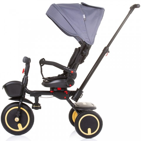 Tricicleta pliabila Chipolino Quick Fold cu sezut reversibil graphite