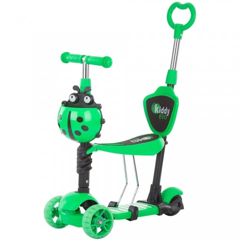 Trotineta Chipolino Kiddy Evo 3 in 1 cu maner lime