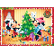 Set puzzle 4 in 1 Trefl Disney, Sarbatoarea Craciunului, 1x35 piese, 1x48 piese, 1x54 piese, 1x70 piese