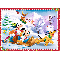 Set puzzle 4 in 1 Trefl Disney, Sarbatoarea Craciunului, 1x35 piese, 1x48 piese, 1x54 piese, 1x70 piese