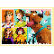 Set puzzle 4 in 1 Trefl Scooby Doo si prietenii, 1x35 piese, 1x48 piese, 1x54 piese, 1x70 piese