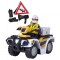 ATV Simba Fireman Sam Police cu figurina Malcolm si accesorii