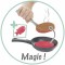 Bucatarie Smoby Cherry Kitchen cu 25 accesorii