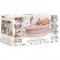 Cadita pentru papusa Smoby Baby Nurse Baleno Bath roz cu accesorii