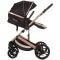 Carucior Chipolino Amore 2 in 1 obsidian gold