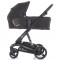 Carucior Chipolino Electra 3 in 1 gold cu cadru negru