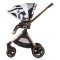 Carucior Chipolino Elite 3 in 1 black white