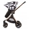 Carucior Chipolino Elite 3 in 1 black white